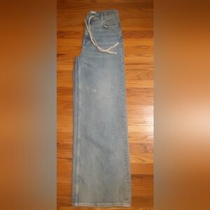 ZARA WIDE LEG HIGH WAISTED JEANS